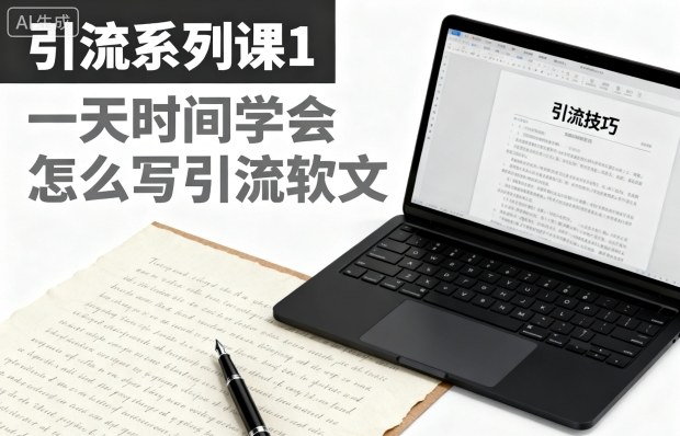 引流系列课1,一天时间学会怎么写引流软文-创富笔记