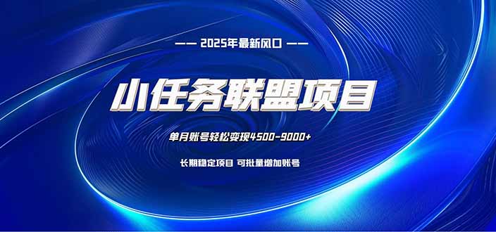 小任务联盟项目:一台电脑每天只需10分钟,轻松简单稳定-创富笔记
