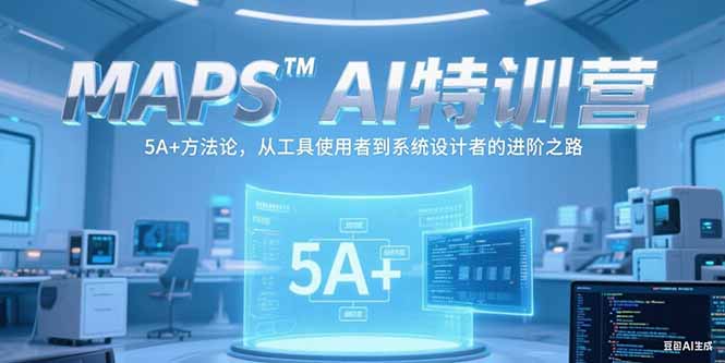 MAPSAI特训营,掌握 5A+方法论,从工具使用者到系统设计者的进阶之路-创富笔记