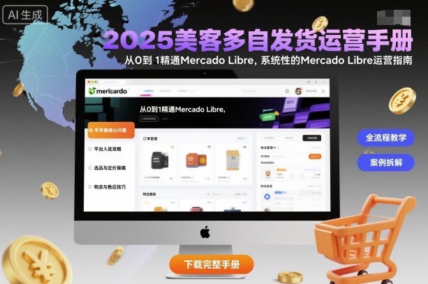 2025美客多自发货运营手册:从0到1精通Mercado Libre,系统性的Mercado Libre运营指南-创富笔记