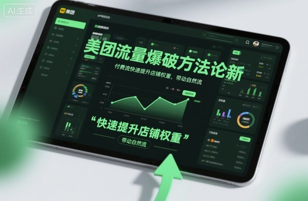 美团流量爆破方法论,付费流快速提升店铺权重,带动自然流-创富笔记