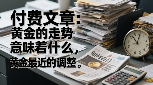 付费文章：黄金的走势意味着什么，如何看待黄金最近的调整-创富笔记