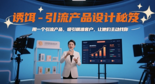 诱饵-引流产品设计秘笈，用一个引流产品，吸引精准客户，让他们主动找你-创富笔记