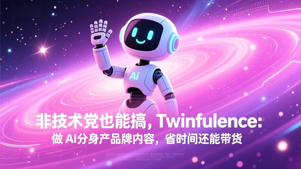 非技术党也能搞!Twinfluence:做 AI 分身产品牌内容,省时间还能带货-创富笔记