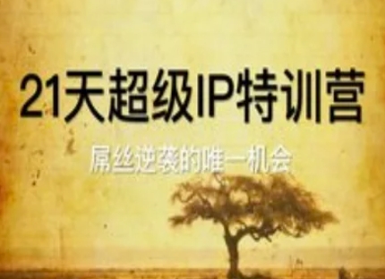 21天超级IP特训营，屌丝逆袭的唯一机会-创富笔记