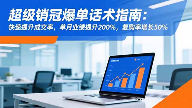 超级销冠爆单话术指南:快速提升成交率,单月业绩提升200%,复购率增长50%-创富笔记