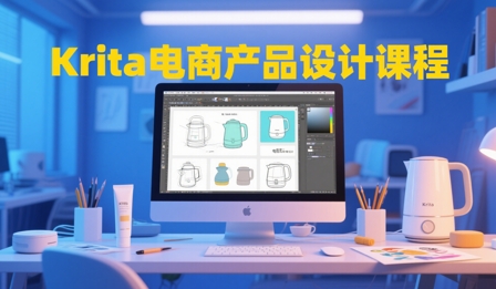 大梦老师·Krita电商产品设计课程-创富笔记