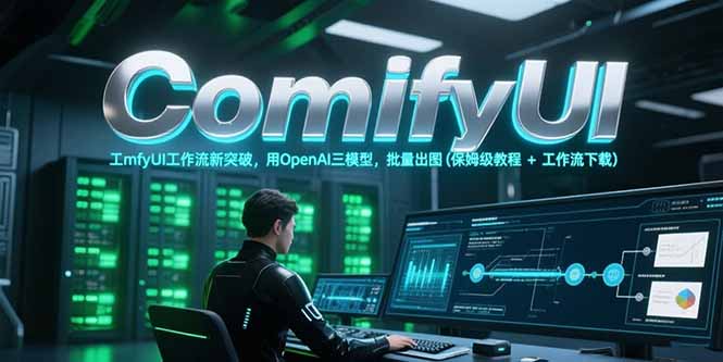 ComfyUI工作流新突破，用OpenAI三模型，批量出图(保姆级教程+工作流下载-创富笔记