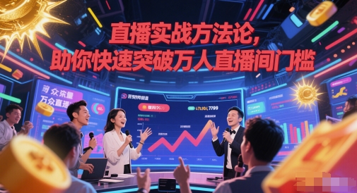 直播实战方法论，助你快速突破万人直播间门槛-创富笔记