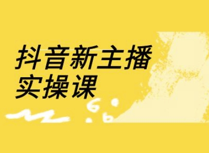 抖音新主播实操课，直播间流量运营线上实操课(18节)-创富笔记