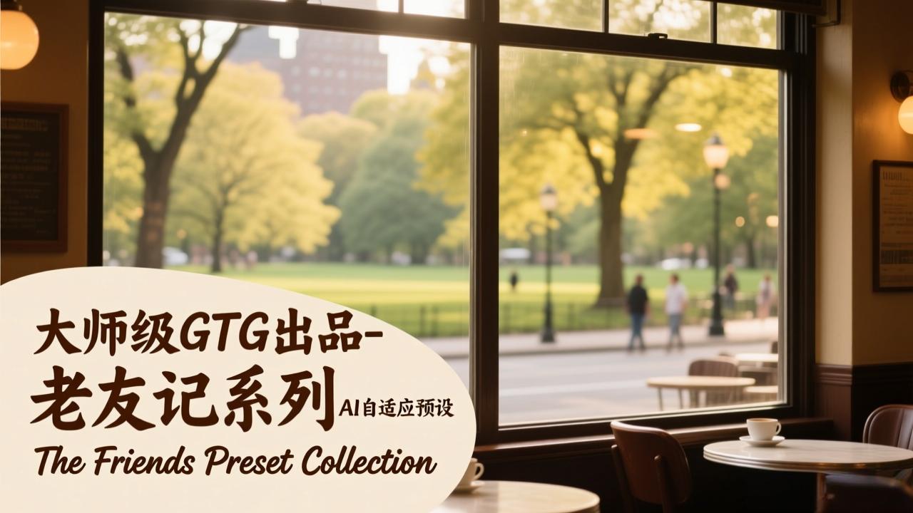 大师级GTG出品-老友记系列AI自适应预设The Friends Preset Collection-创富笔记