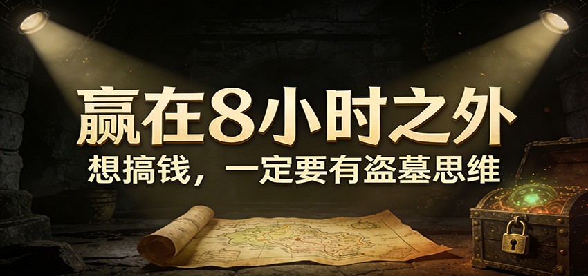 公众号付费文章《赢在8小时之外，想搞钱，一定要有盗墓思维》-创富笔记