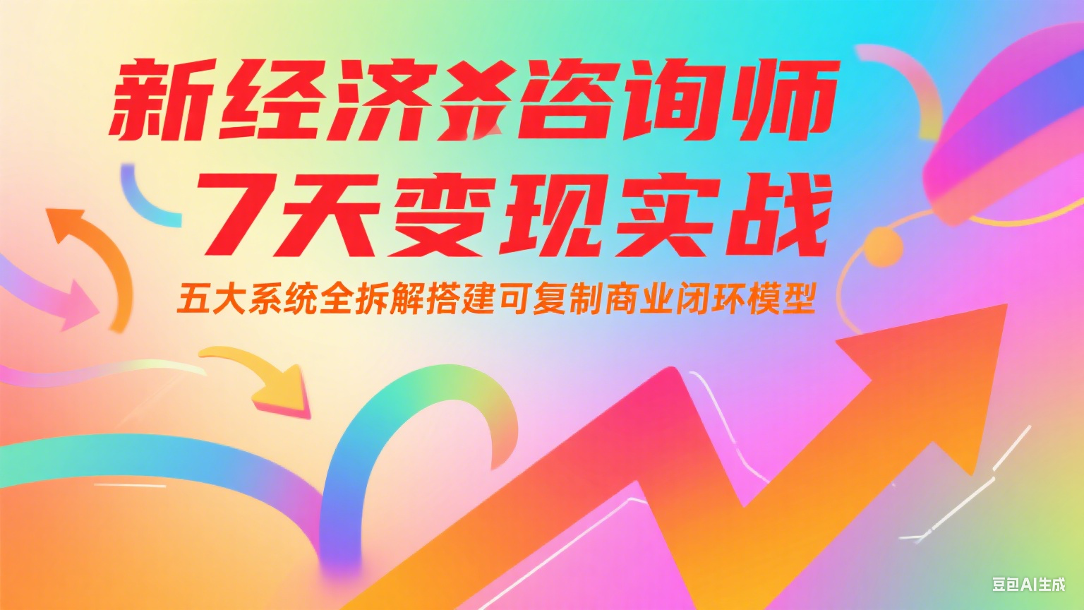 新经济咨询师 7 天变现实战:五大系统全拆解搭建可复制商业闭环模型-创富笔记