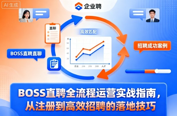 BOSS直聘全流程运营实战指南,从注册到高效招聘的落地技巧-创富笔记