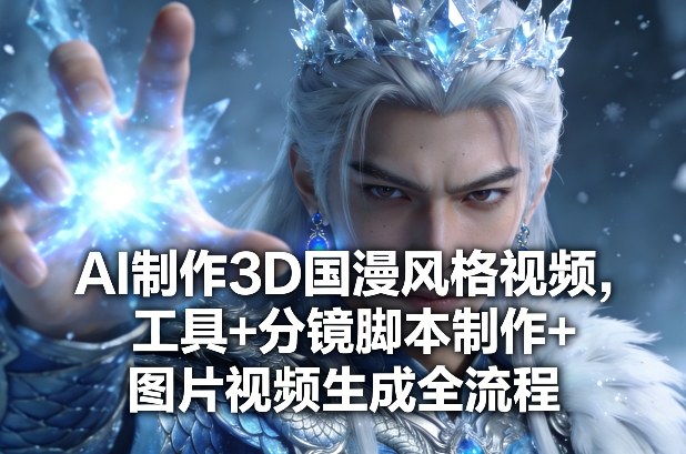 AI制作3D国漫风格视频，工具+分镜脚本制作+图片视频生成全流程-创富笔记