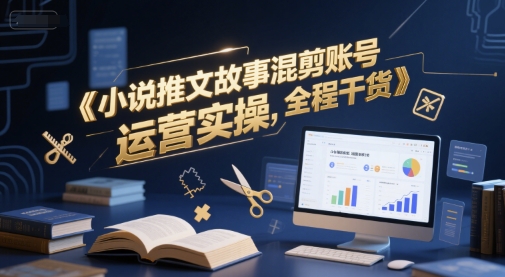 小说推文故事混剪账号运营实操，全程干货-创富笔记