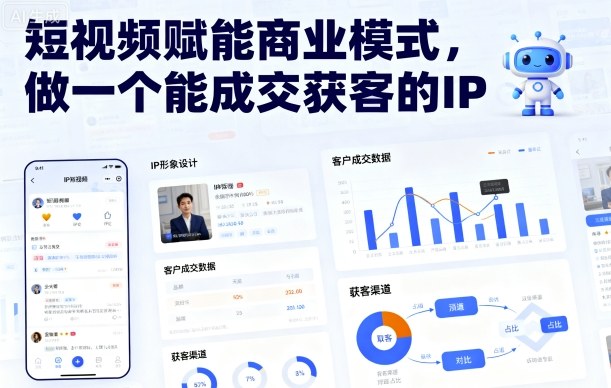 短视频赋能商业模式,做一个能成交获客的IP(更新)-创富笔记