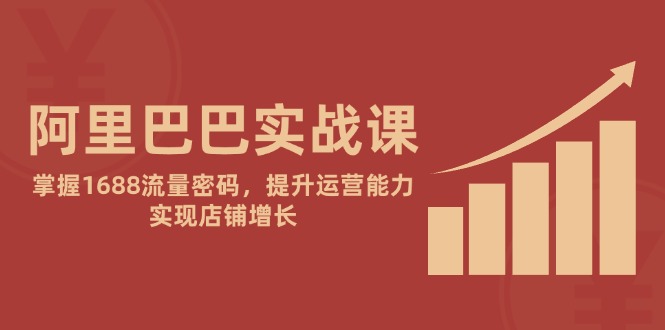 阿里巴巴实战课：掌握1688流量密码，提升运营能力，实现店铺增长-创富笔记